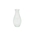 Set Of 3 Clear Glass Vases