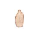 Set Of 3 Neutral Coloured Glass Vases