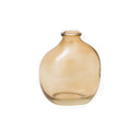 Set Of 3 Neutral Coloured Glass Vases