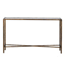 Large Metal Antique Gold Console Table