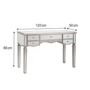 Large Mirrored Dressing Table - Tiffany Range