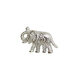 Silver Elephant Drawer Knob