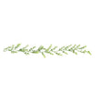 Green Frosted Foliage Christmas Garland - 160cm (1.6m / 62.9')