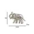 Silver Elephant Drawer Knob