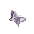 Pair of Lilac Glitter Butterfly Christmas Decoration Clips