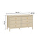 Large 6 Drawer Chest Of Drawers and Pair Of Large Bedside Tables - Hales Taupe Range
