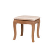 Dark Wood Dressing Table Stool - Ashwell Range
