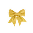 Set of 4 Gold Glitter Christmas Bows