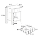 Ivory 6 Drawer Chest Of Drawers & Pair Of One Drawer Bedside Tables - Padstowe Ivory Range