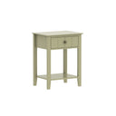 Sage Green 6 Drawer Chest Of Drawers & Pair Of One Drawer Bedside Tables - Padstowe Sage Green Range