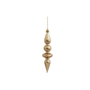 Set of 6 Champagne Rose Gold Pendant Baubles