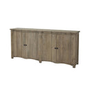 Extra Large Wooden 4 Door Sideboard - 200cm