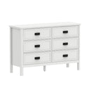 Large 6 Drawer Chest of Drawers - Lawrence Ivory Range