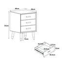6 Drawer Chest Of Drawers & Pair of 3 Drawer Bedside Tables - Oslo Taupe Range