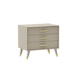 Large 6 Drawer Chest Of Drawers & Pair of 3 Drawer Bedside Tables - Oslo Taupe Range