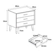 Large 6 Drawer Chest Of Drawers & Pair of 3 Drawer Bedside Tables - Oslo Taupe Range