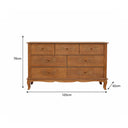 Wooden 7 Drawer Chest of Drawers - Pays Du Bois Range