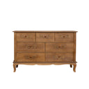 Wooden 7 Drawer Chest of Drawers - Pays Du Bois Range
