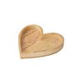 Mango Wood Decorative Heart Display Tray - 25cm