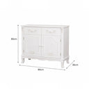 Large White Sideboard Cupboard - Pays Blanc Range
