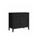 Black Two Door Two Drawer Sideboard - Hales Black Range