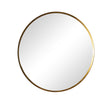 Large Round Gold Mirror 100cm x 100cm