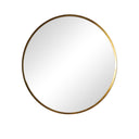 Large Round Gold Mirror 100cm x 100cm