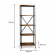 Tall Slim Industrial Shelving Unit
