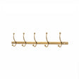 Antique Gold Metal Wall Hook Rail - 49cm
