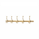Antique Gold Metal Wall Hook Rail - 49cm