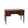 Dark Wood Reeded Dressing Table - Georgian Range