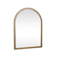 Bronze Framed Arched Wall Mirror - 60cm x 80cm