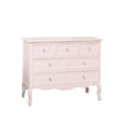 Large Pink 6 Drawer Chest of Drawers - Sophia Pink Range