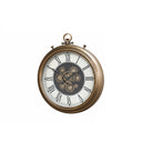Gold, Black and White Pocket Watch Style Clock