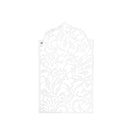 Distressed White Garden Wall Art Plaque - 30cm x 81cm