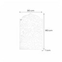 Distressed White Garden Wall Art Plaque - 30cm x 81cm