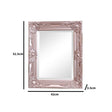 Ornate Rose Gold Pink Wall Mirror with Bevelled Glass
