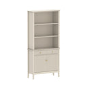 Large 2 Drawer & 2 Doors Bookcase - Hales Taupe Range