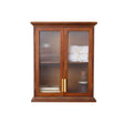 Wooden Reeded Glass Wall Cabinet