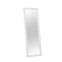 Large Full Length White Framed Wall & Leaner Mirror - 47cm x 142cm