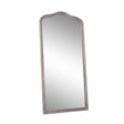 Large Arched Washed Wooden Framed Leaner Mirror - 78cm x 158cm