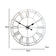 Extra Large Silver Skeleton Wall Clock 80cm x 80cm
