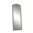 Slim Arched Washed Wooden Framed Leaner Mirror - 50cm x 140cm