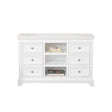 Large White Wooden Sideboard Cabinet - Daventry White Range