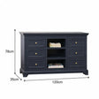 Large Navy Black Wooden Sideboard Cabinet - Daventry Navy Black Range