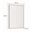 Extra Large White Ginkgo Textured Wall Art - 55cm x 80cm
