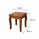 Dark Wood Set of 2 Nest of Tables - Ashwell Range