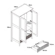 Double Wardrobe - Hales White Range