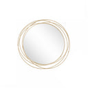 Large Round Champagne Swirl Mirror - 92cm x 92cm