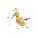 Gold Metal Bird Drawer Knob